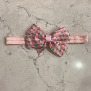 FREE WITH PURCHASE!  Pink Scale Headband Bow